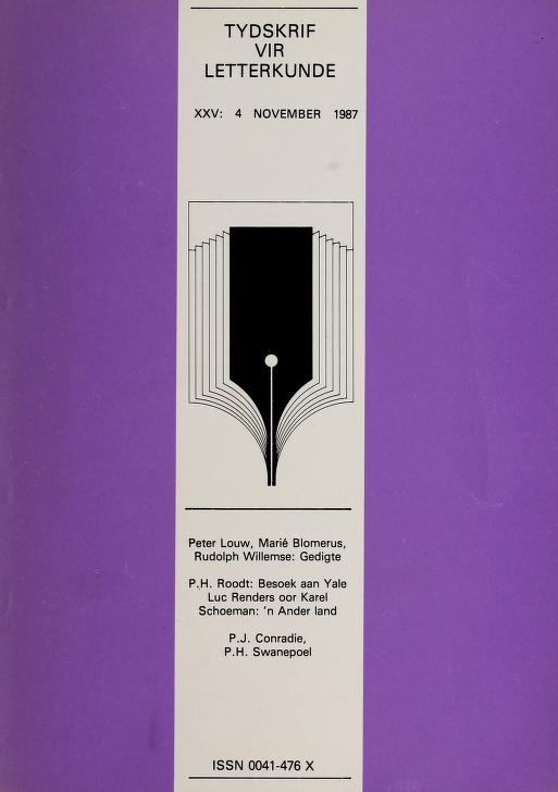 					View Vol. 25 No. 4 (1987)
				