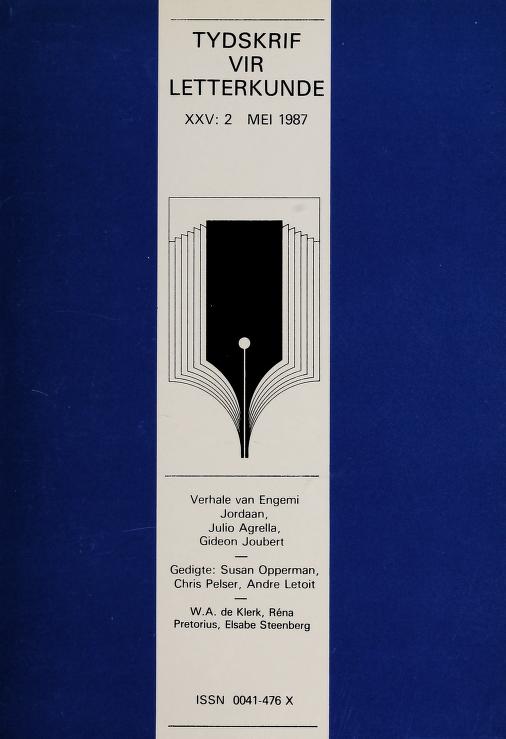 					View Vol. 25 No. 2 (1987)
				